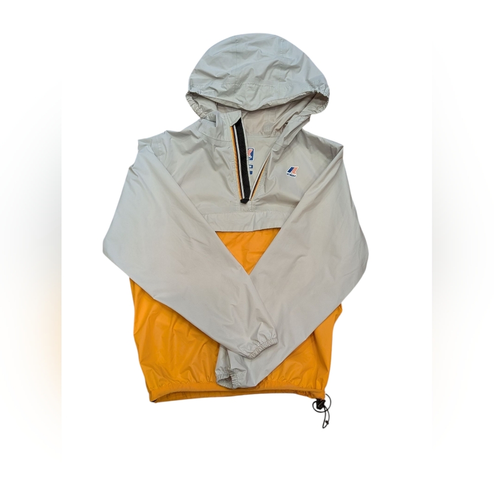 K-Way Le Vrai 3.0 Leon Youth 10 Packable Half-Zip Windbreaker Jacket Outdoor